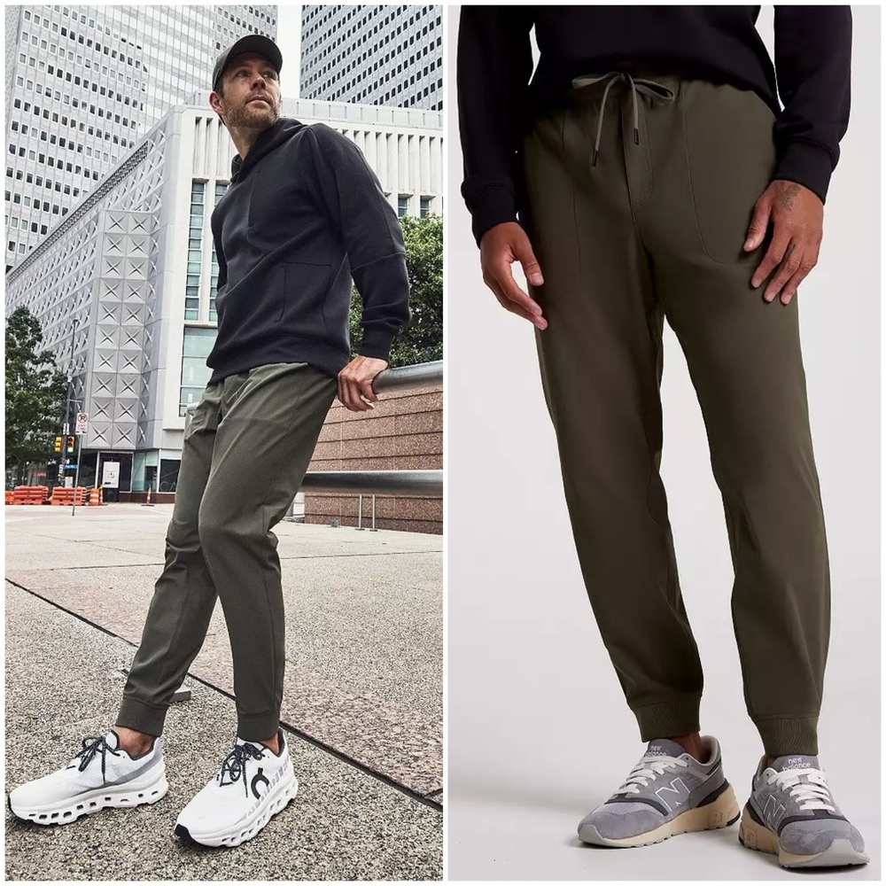 NWT VRST Men's Limitless Performance Slim Fit Jogger Olive Green.  20
